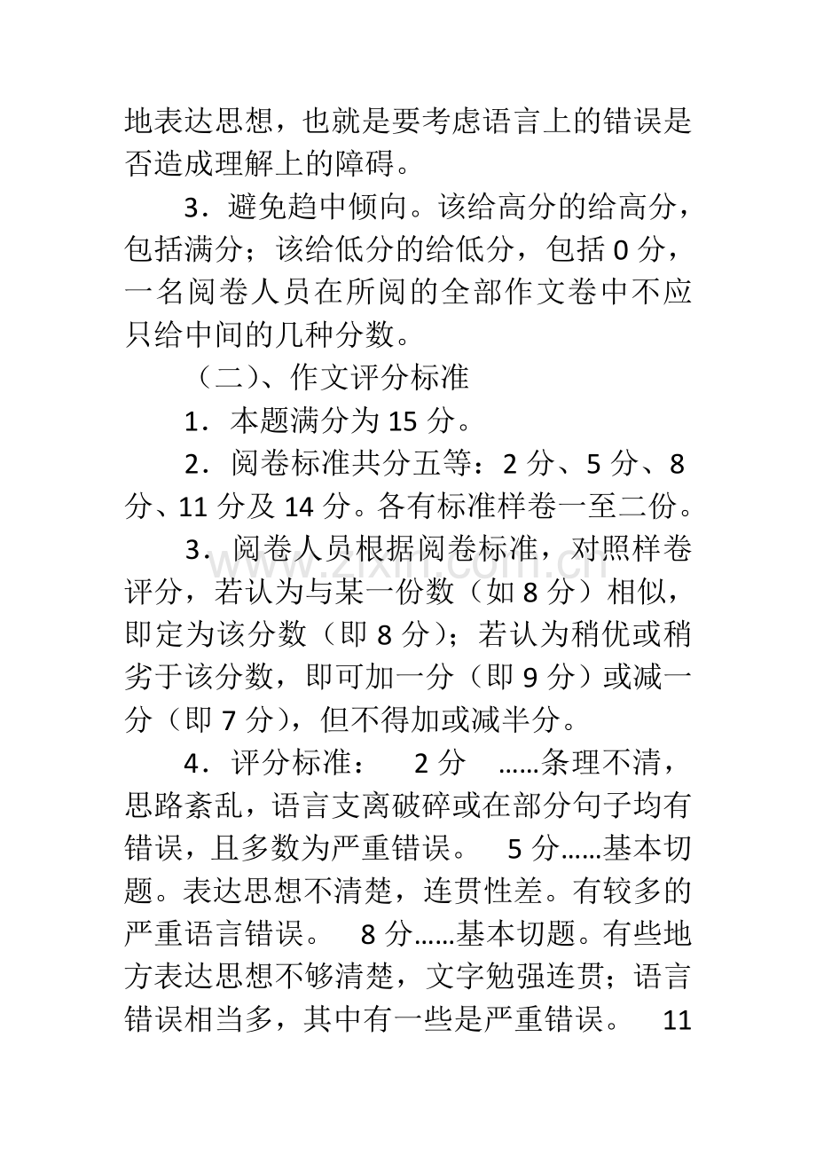 四六级作文评分标准及写作技巧.doc_第2页