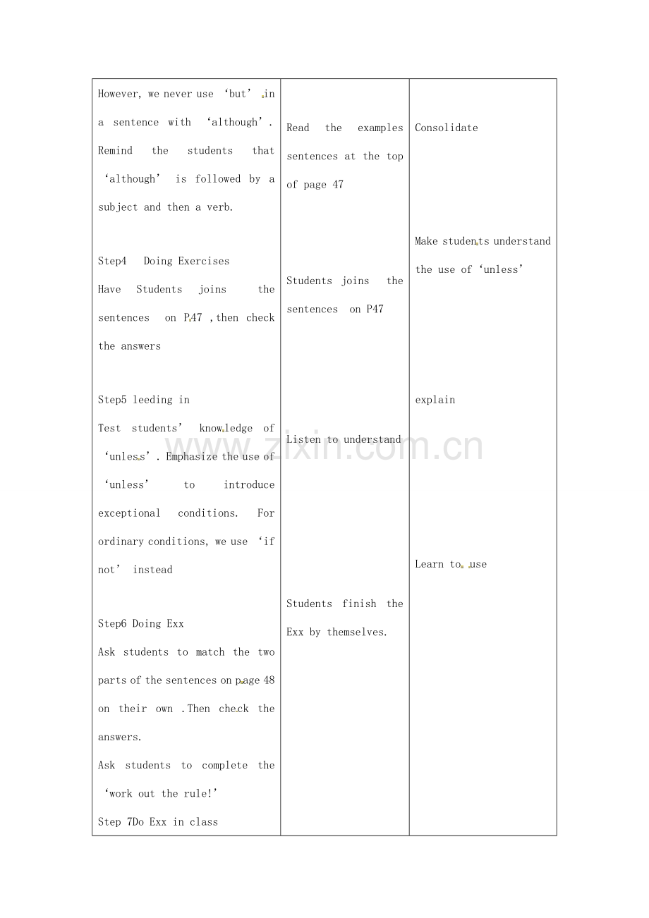 江苏省昆山市锦溪中学九年级英语下册 Unit 3 Asia Grammar 1教案 牛津版.doc_第2页