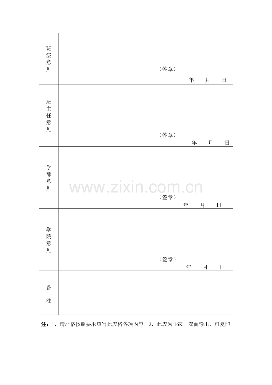 湖南农业大学东方科技学院三好学生申请审批表.doc_第2页