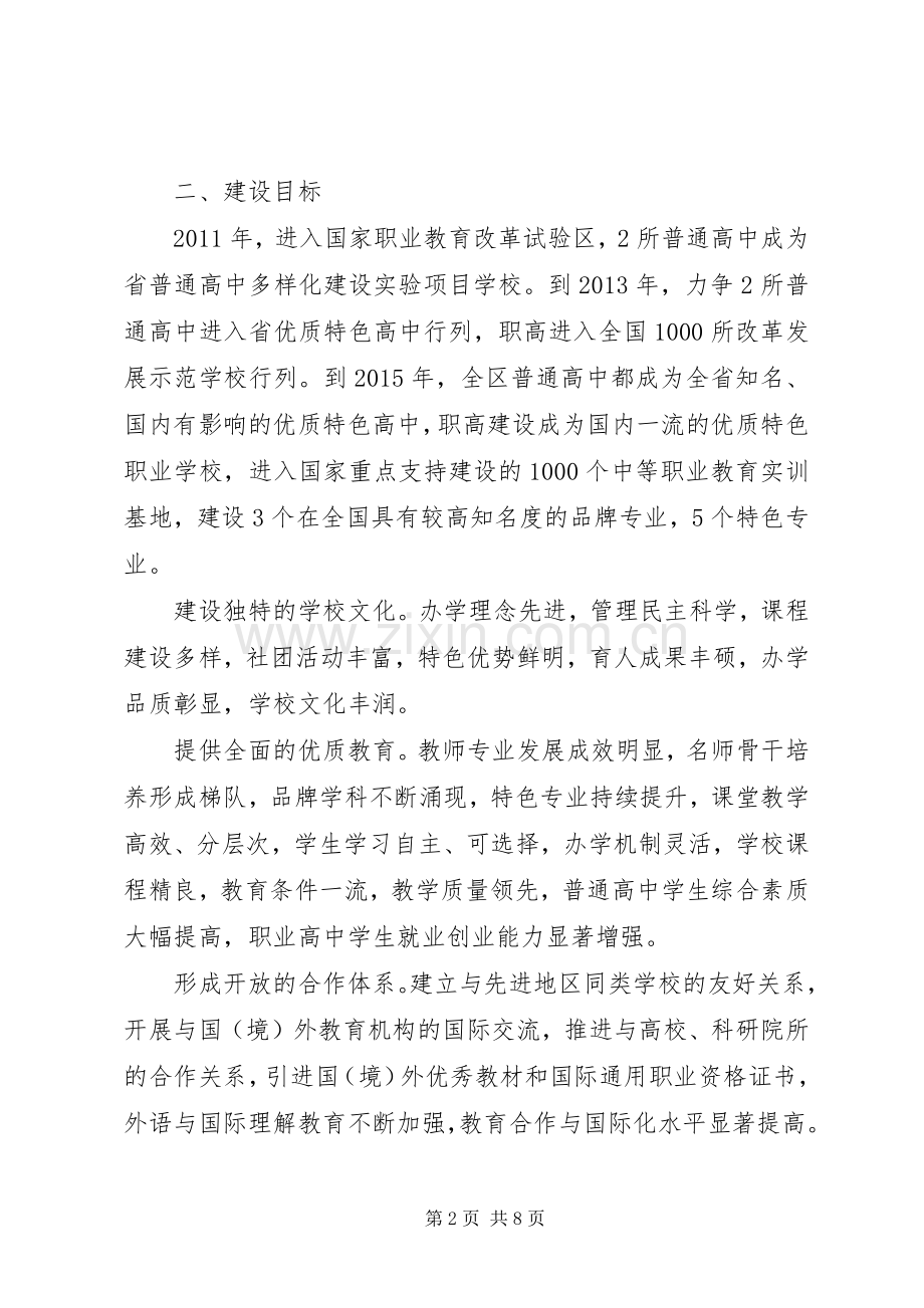 区创建优质特色高中三年行动计划.docx_第2页