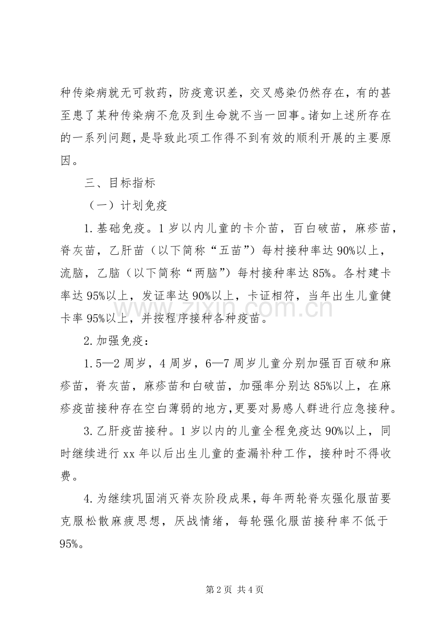 20XX年乡镇卫生防疫工作计划.docx_第2页