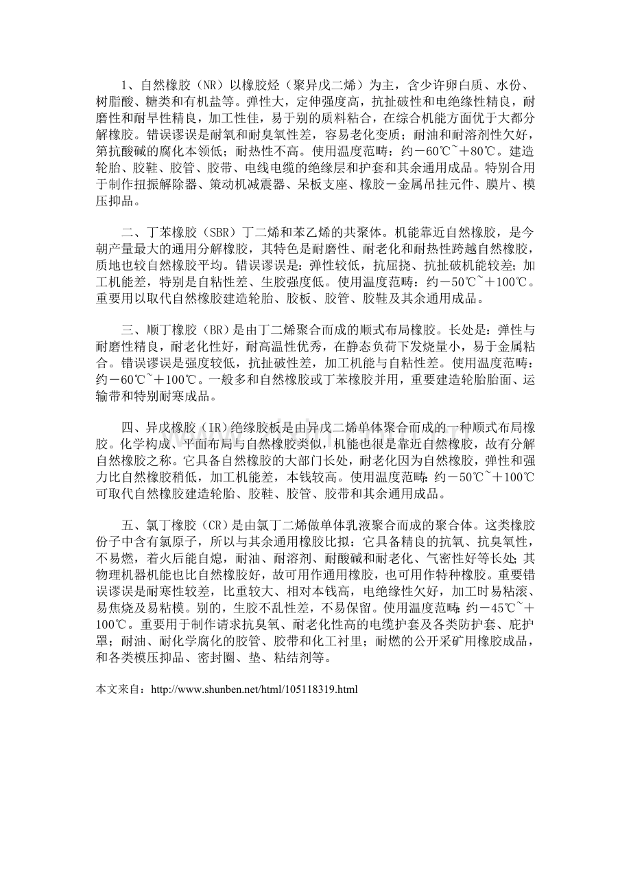平时常见胶的用途以及特性介绍.doc_第1页