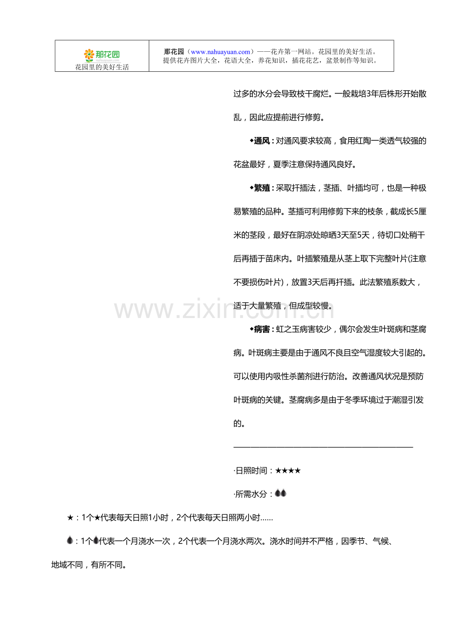 多肉植物习性、种植技术及图鉴：虹之玉.doc_第2页