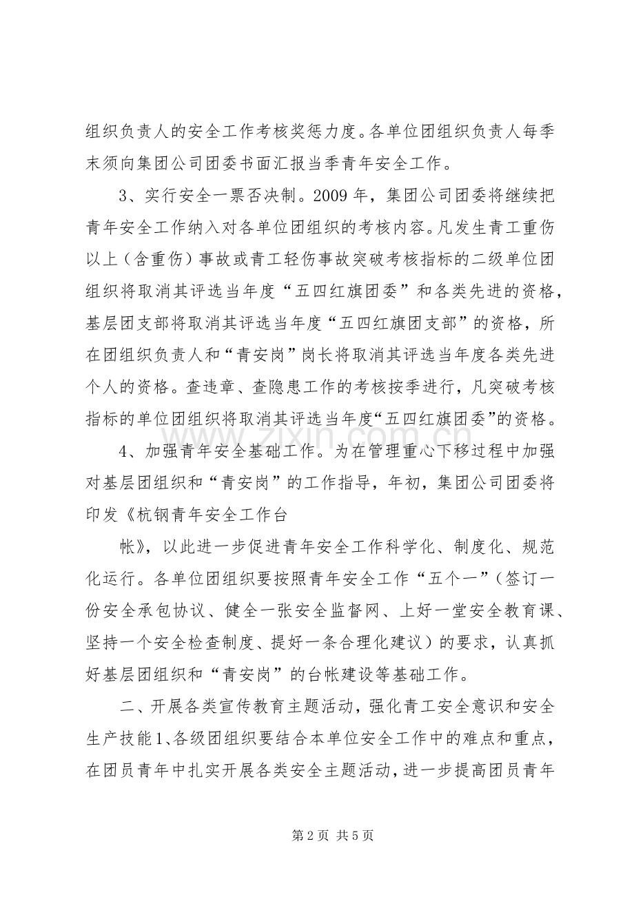 团委青年安全工作计划 .docx_第2页