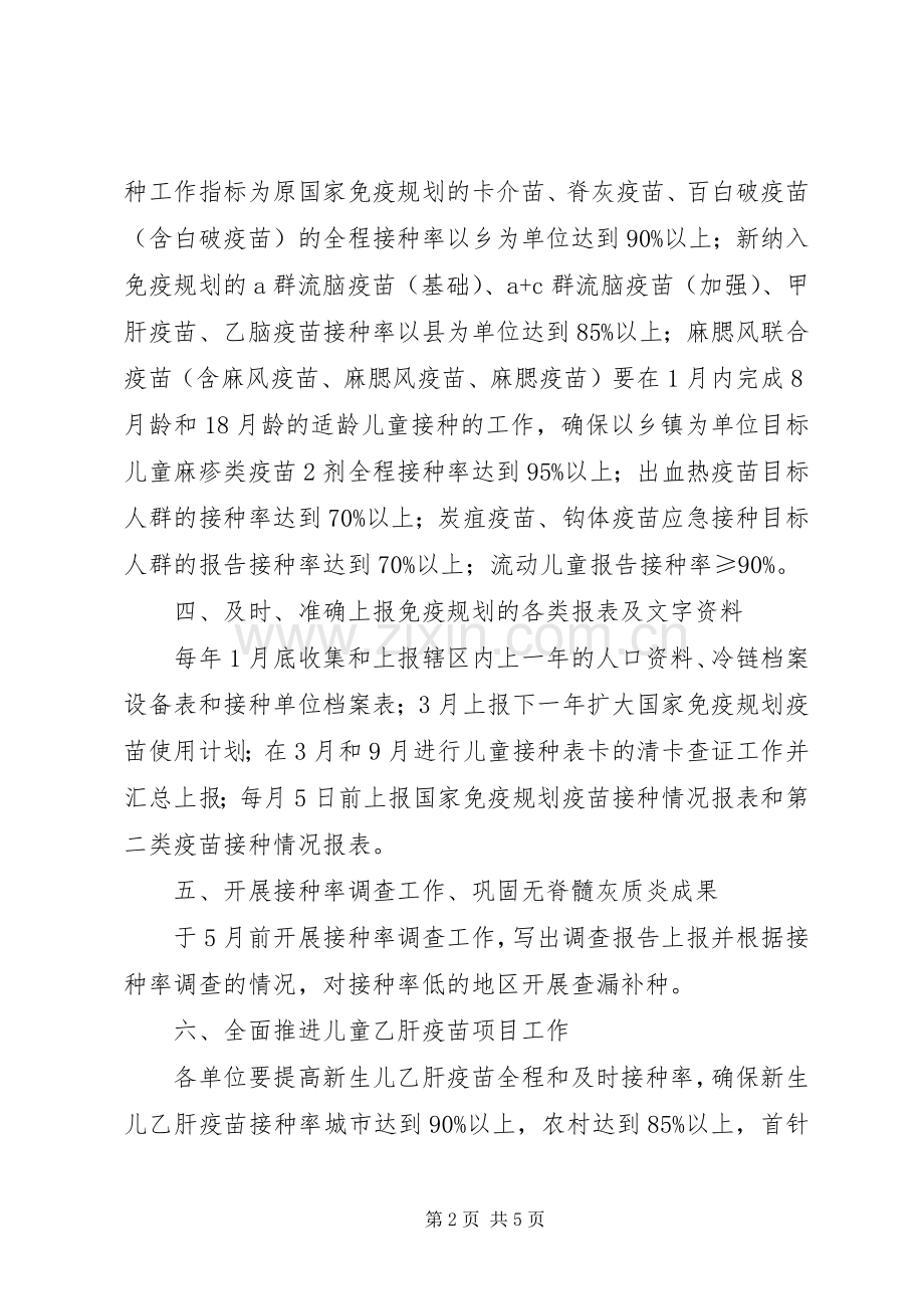 XX年免疫规划工作计划.docx_第2页