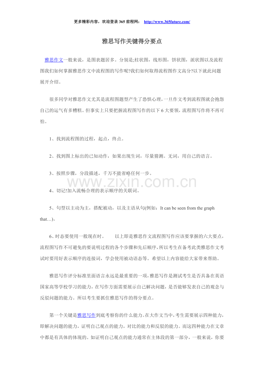 雅思写作关键得分要点.doc_第1页