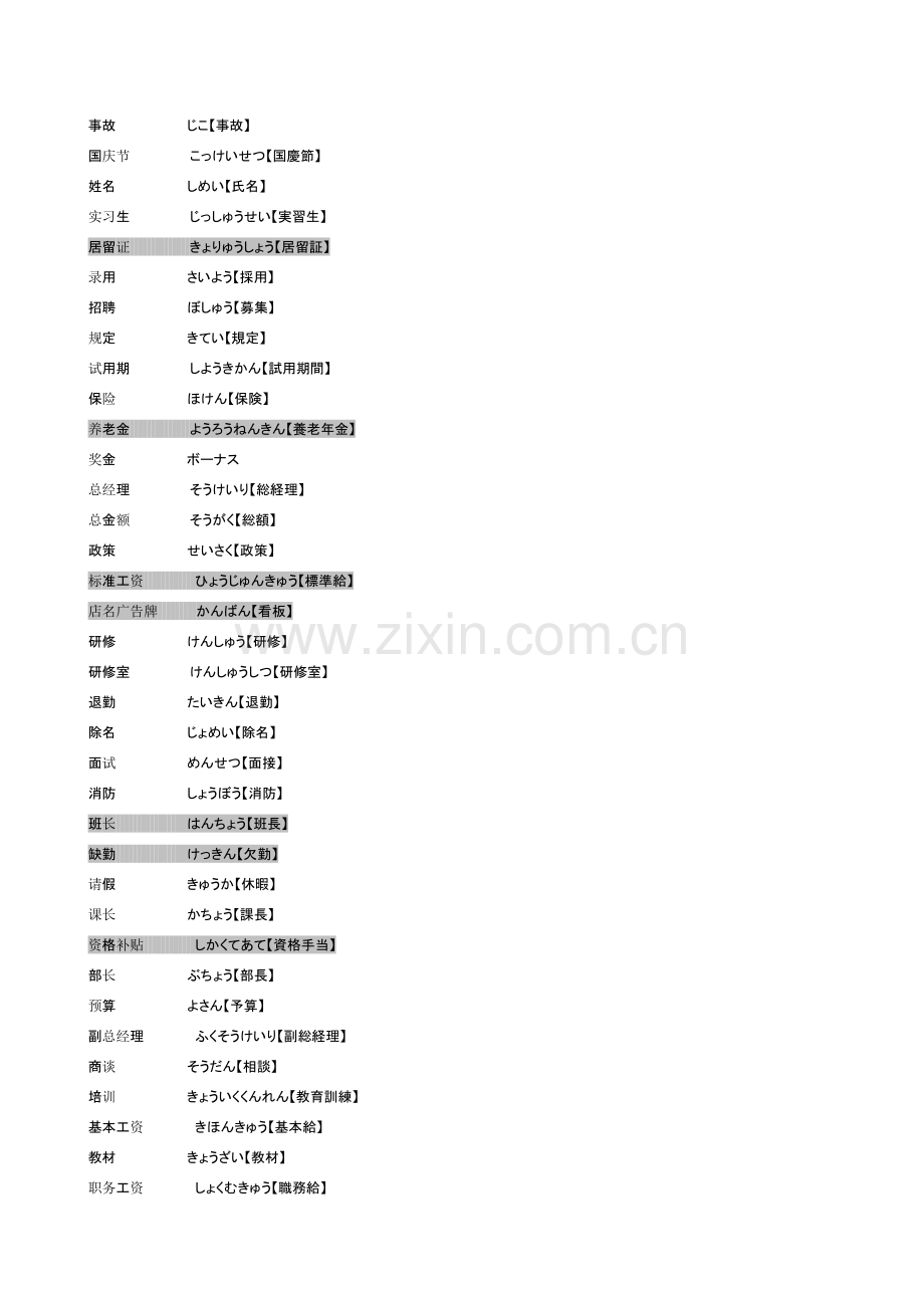 总务人事后勤方面的专业办公用品用语.doc_第2页