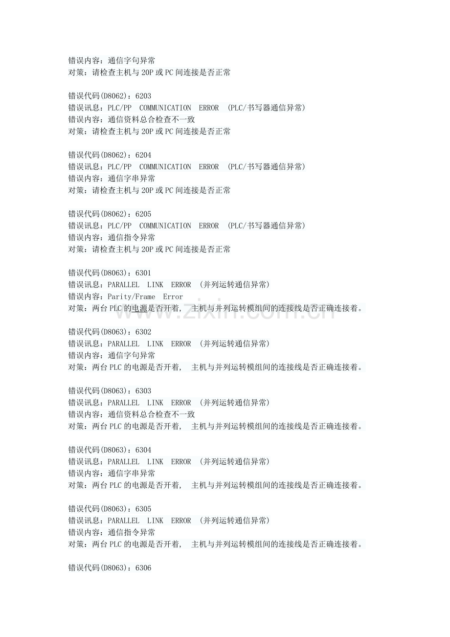 三菱PLC错误代码一览及对策.doc_第2页