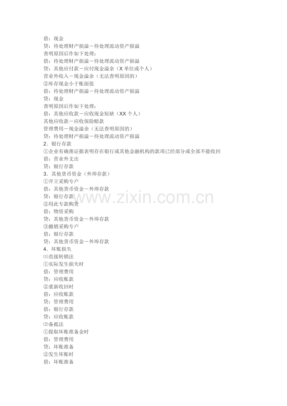 会计考试分录介绍及相关技巧总结.doc_第1页