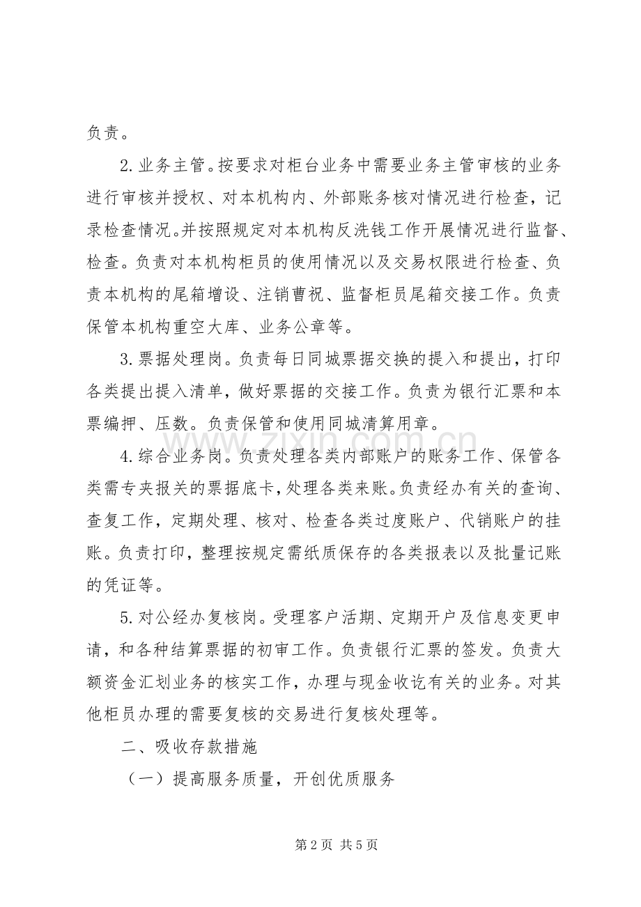 农村信用社新开设营业网点工作计划范文.docx_第2页