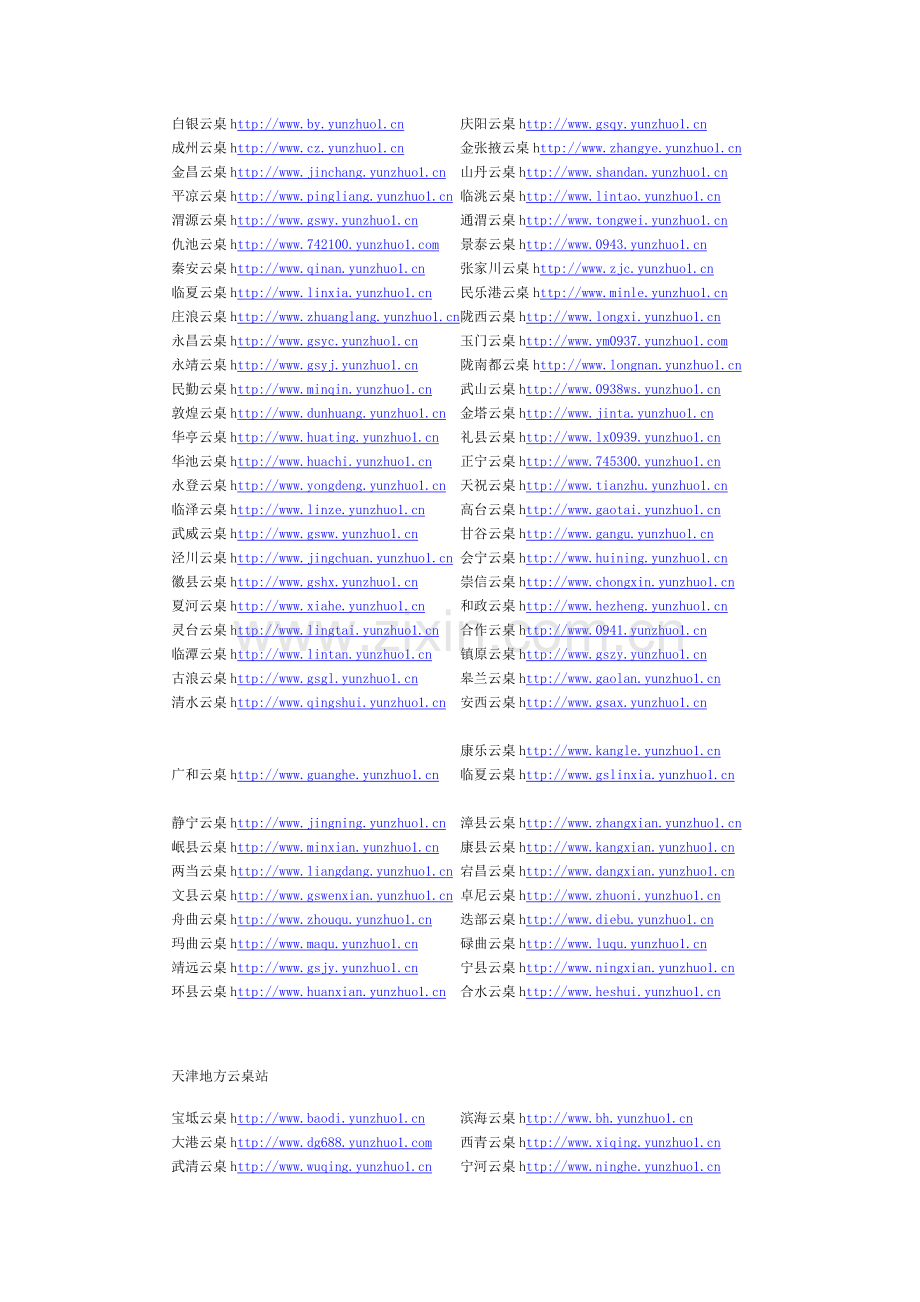 云桌项目网址大全.doc_第2页
