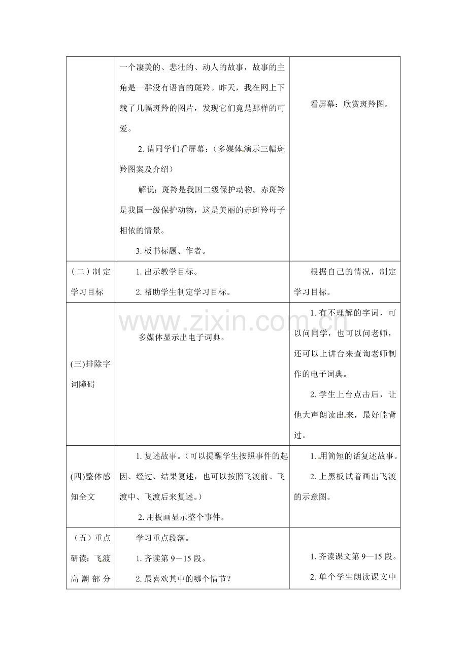 七年级语文下册《斑羚飞渡》教案1人教版.doc_第2页