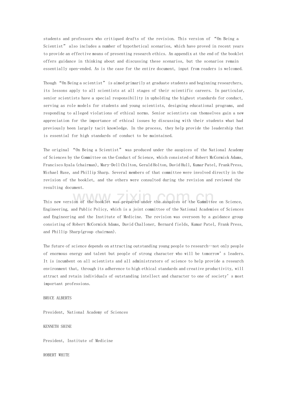 怎样当一名科学家ONBEINGASCIENTIST.doc_第2页