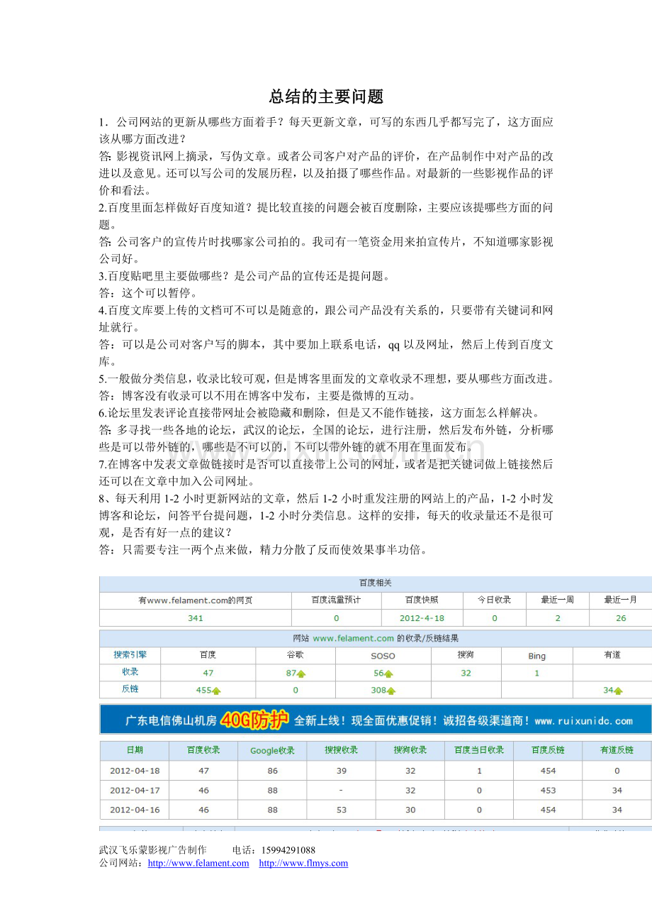 网站优化总结的几个问题.doc_第1页