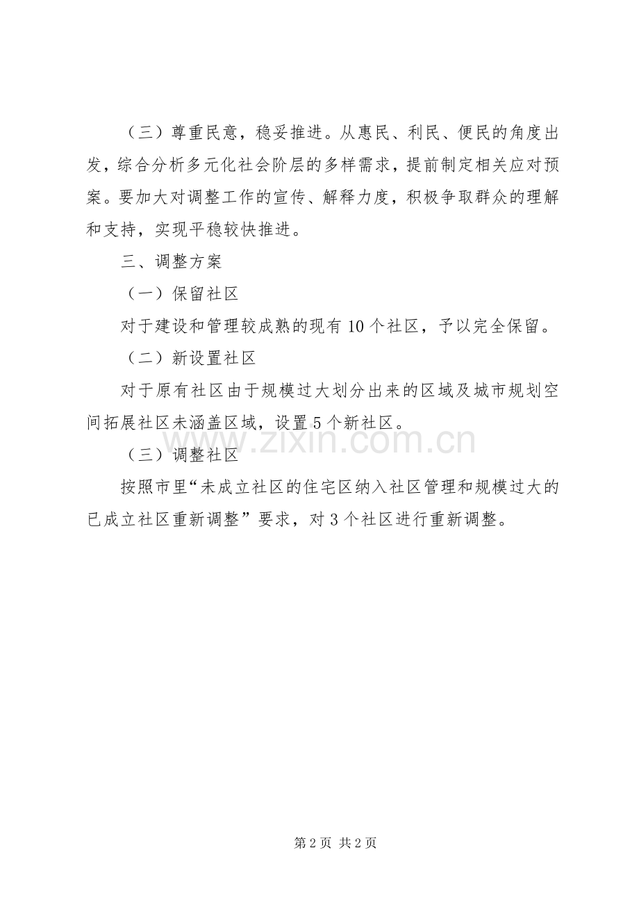 城市社区规划调整方案.docx_第2页