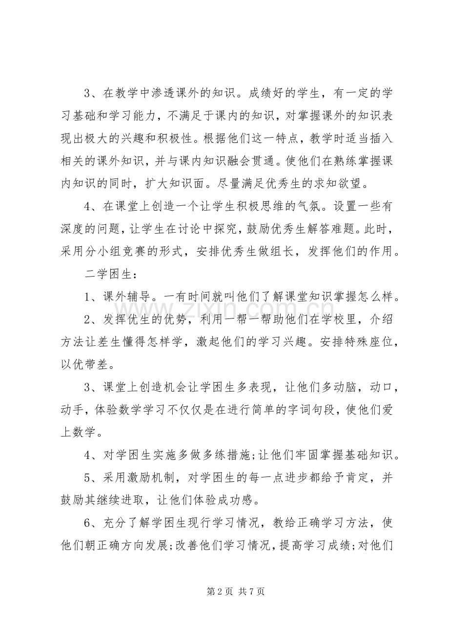 XX年小学学困生转化工作计划.docx_第2页