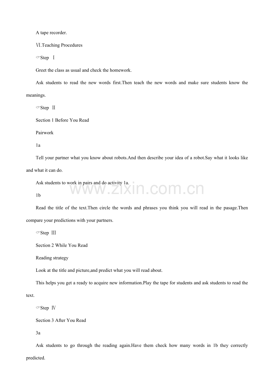 新课标人教版八年级英语下册Will people have robots(3).doc_第2页