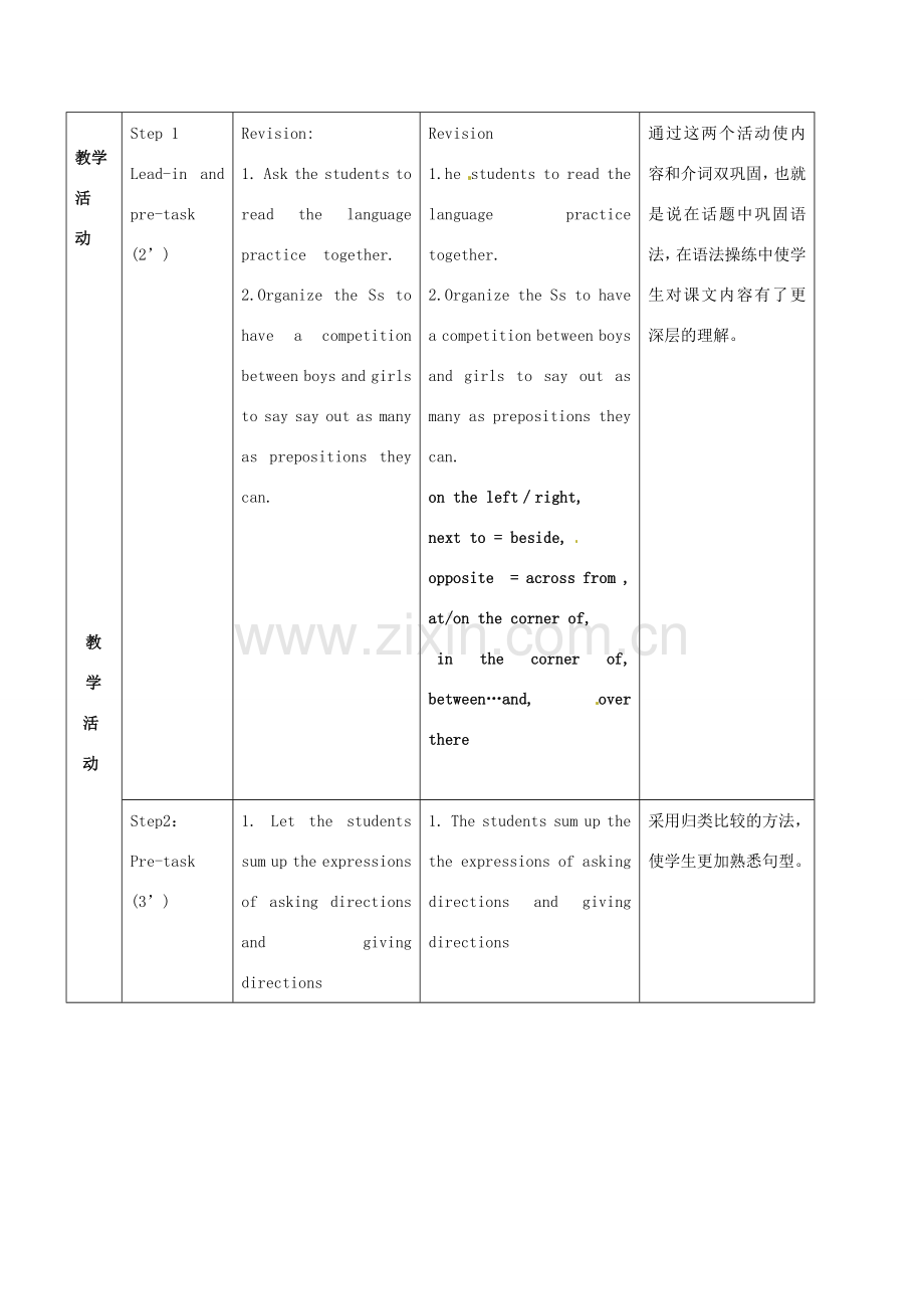 广东省惠东县教育教学研究室七年级英语下册 Module 6 Unit 3 Language in use教案 （新版）外研版.doc_第2页