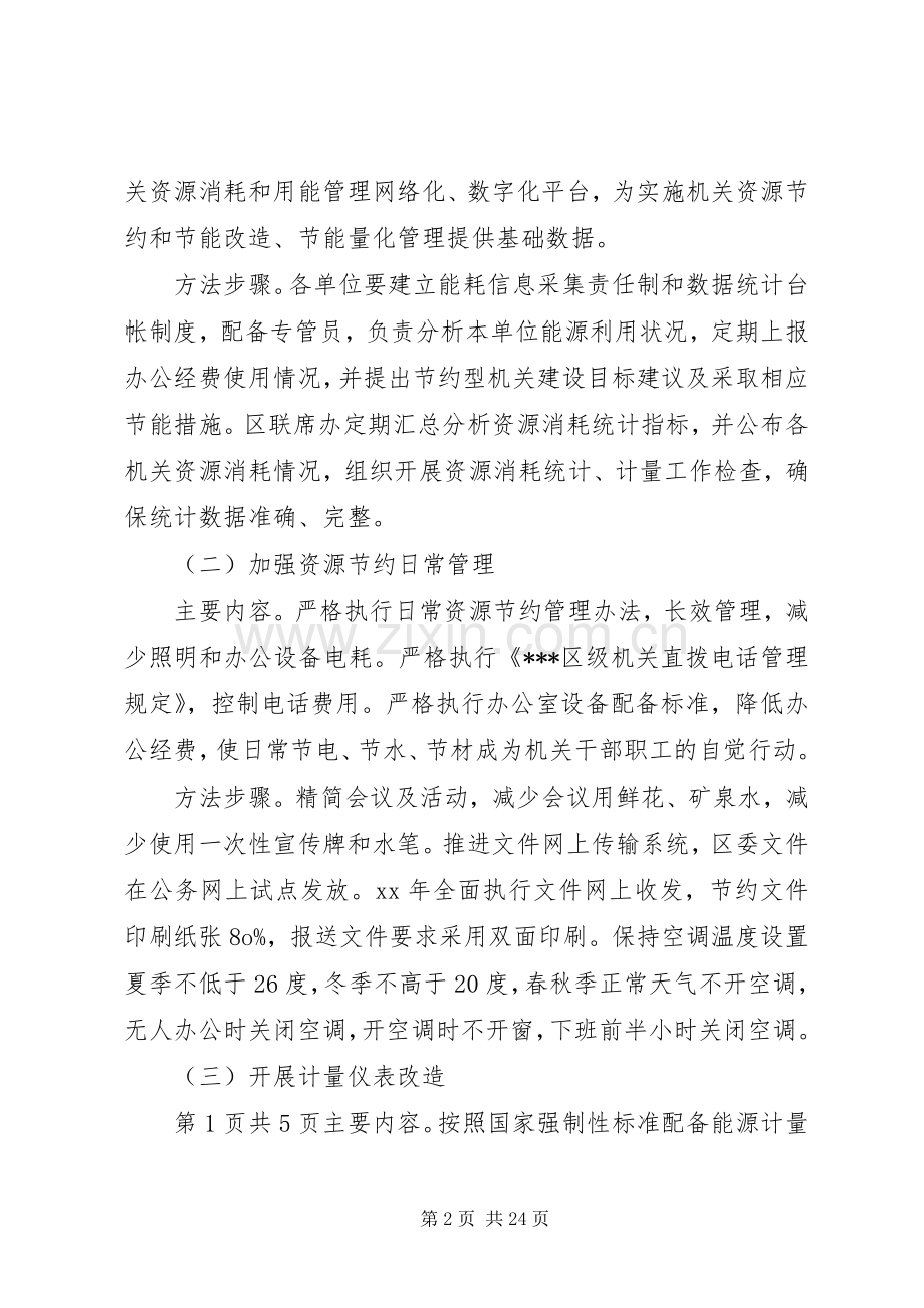 XX年建设节约型机关工作计划.docx_第2页