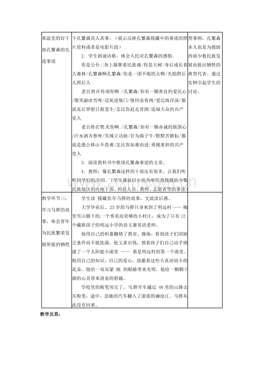 四川省宜宾县复龙初级中学八年级政治下册 第三节 团结互助共同进步教案 教科版.doc_第2页