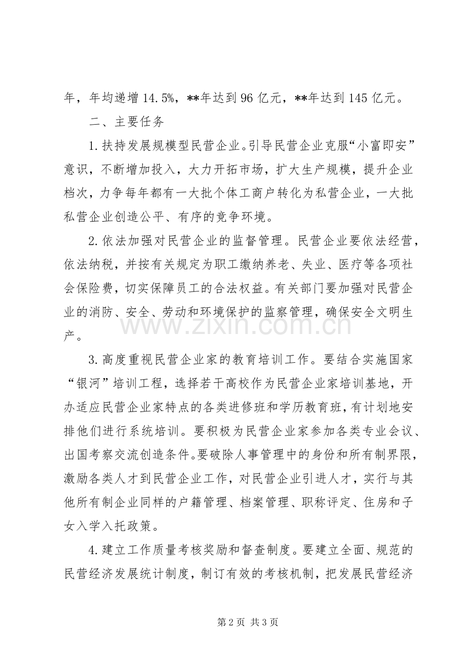 企业局民营经济规划方案.docx_第2页