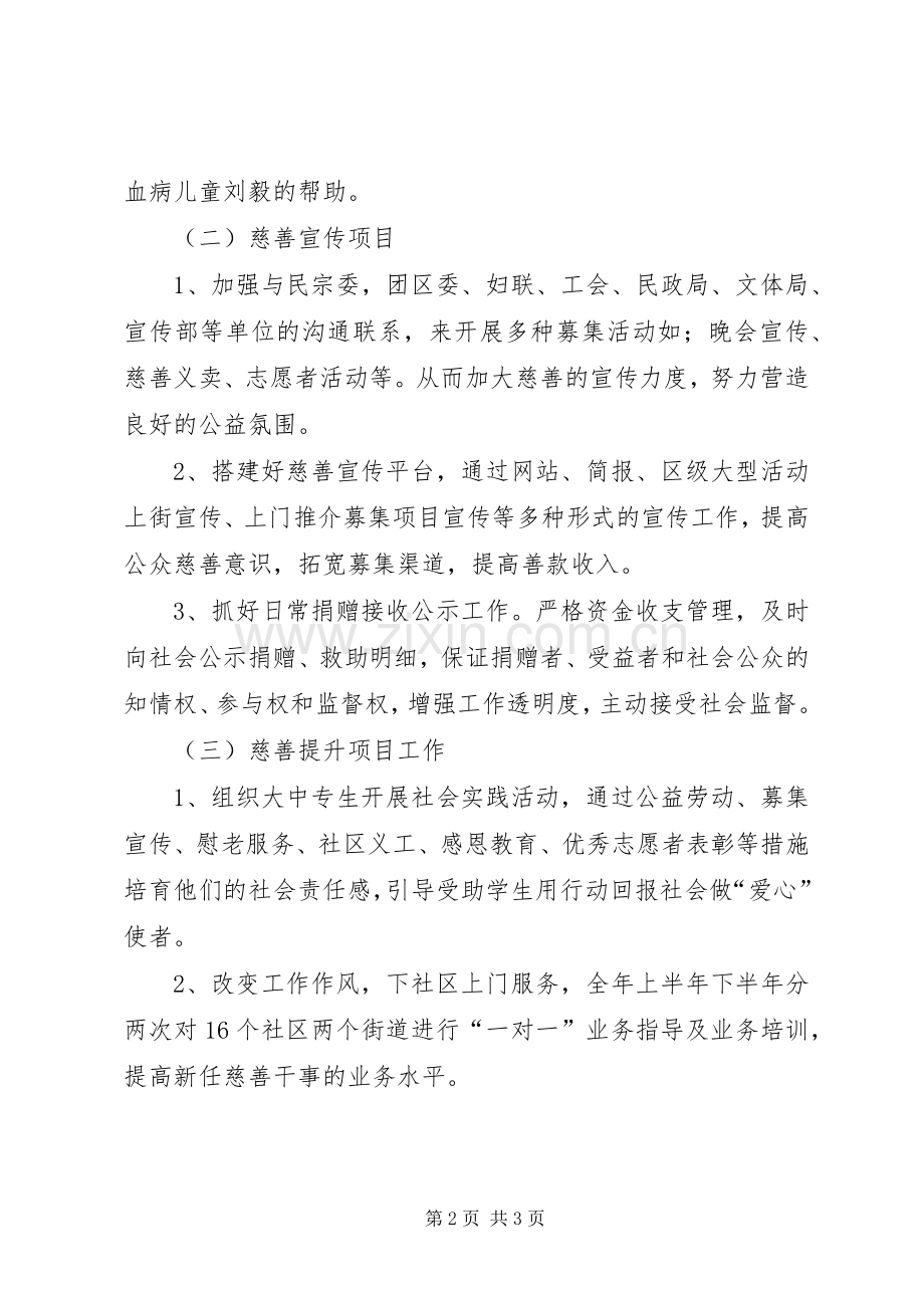 XX年慈善工作计划.docx_第2页