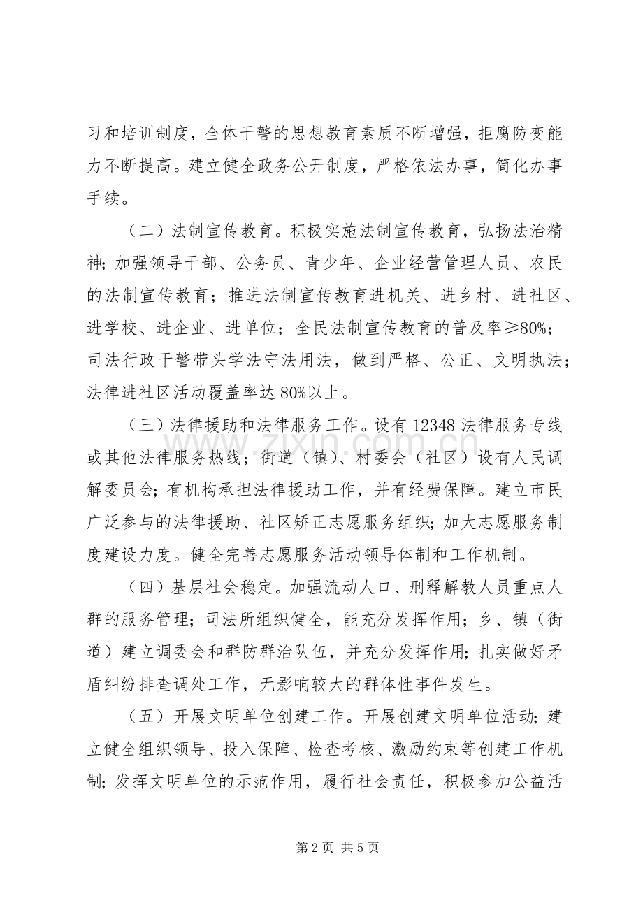 司法局机关创建文明工作计划.docx_第2页