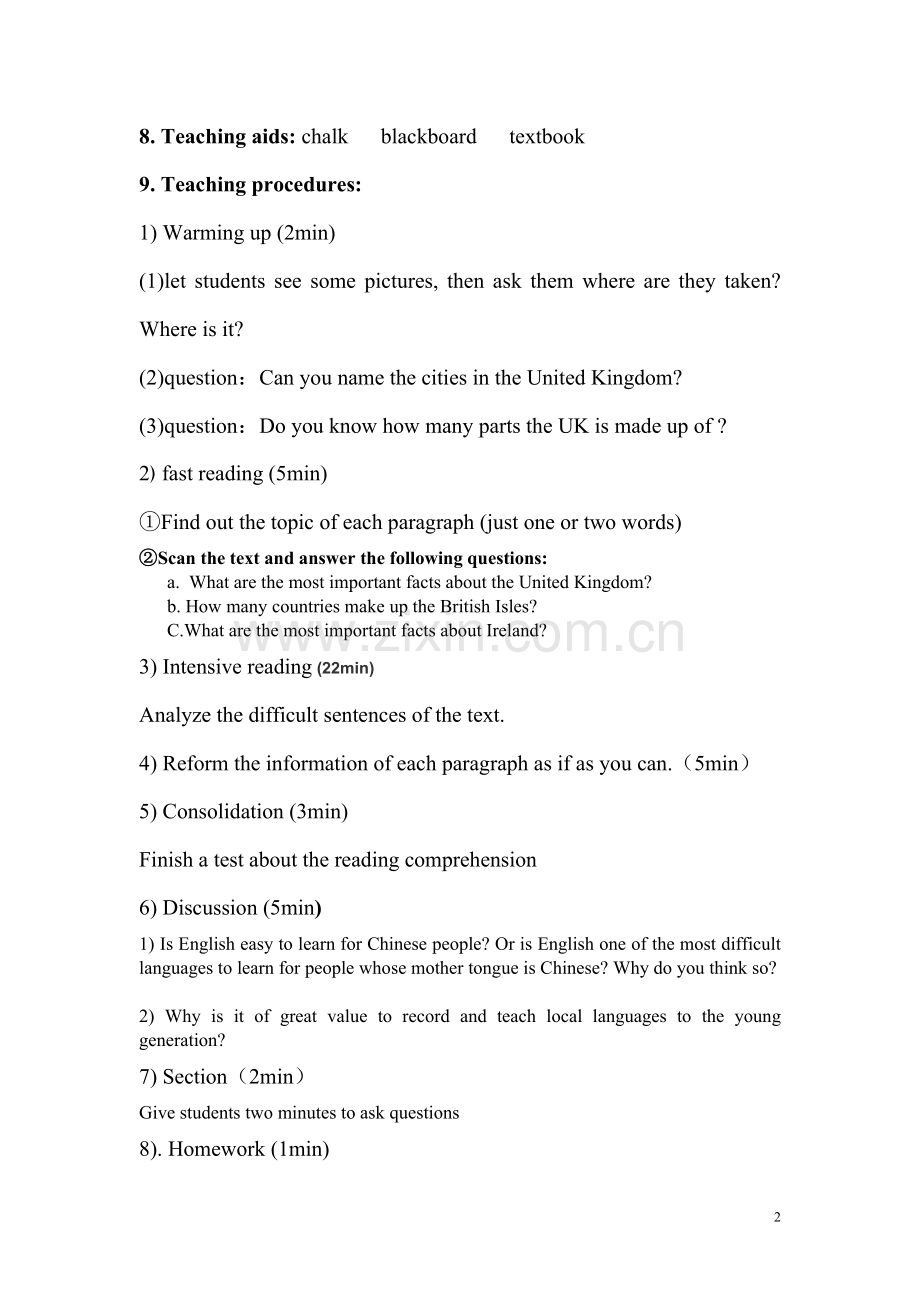THE BRITISH ISLES教案.doc_第2页