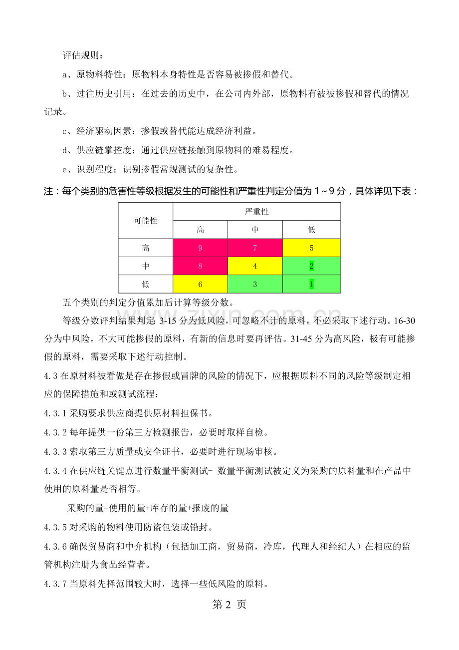 预防和消除食品欺诈程序2.0.doc_第2页