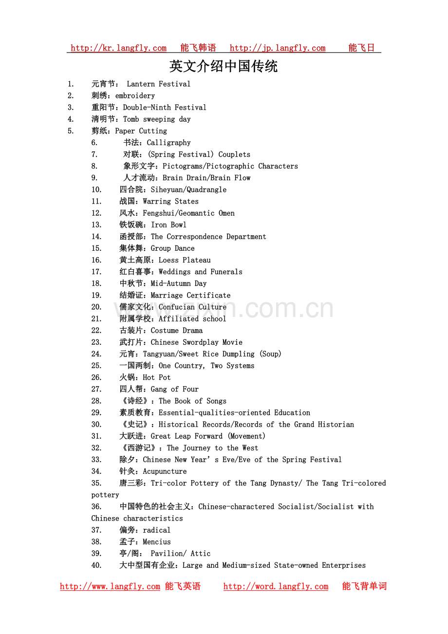 英文介绍中国传统.doc_第1页