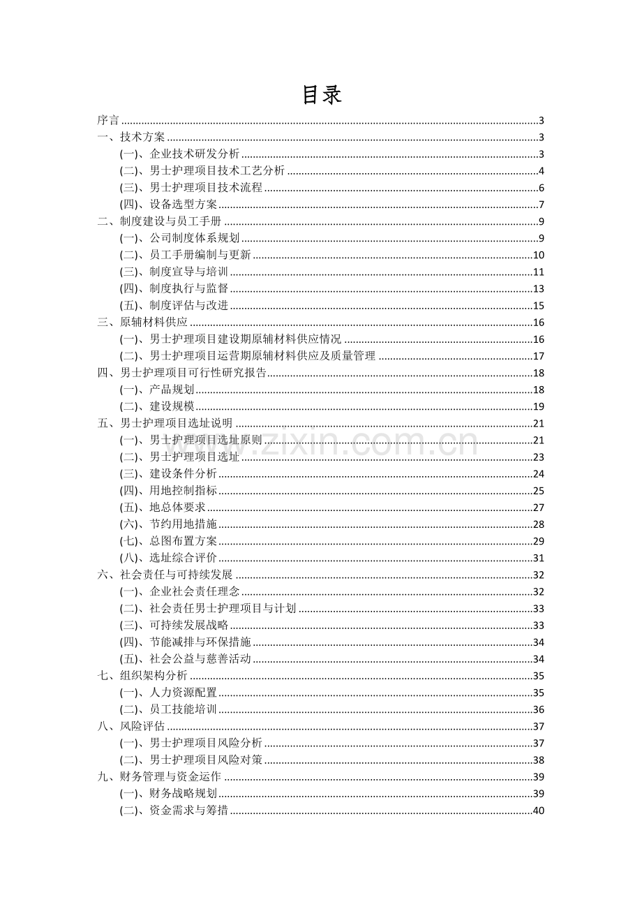 男士护理项目深度研究分析报告.docx_第2页