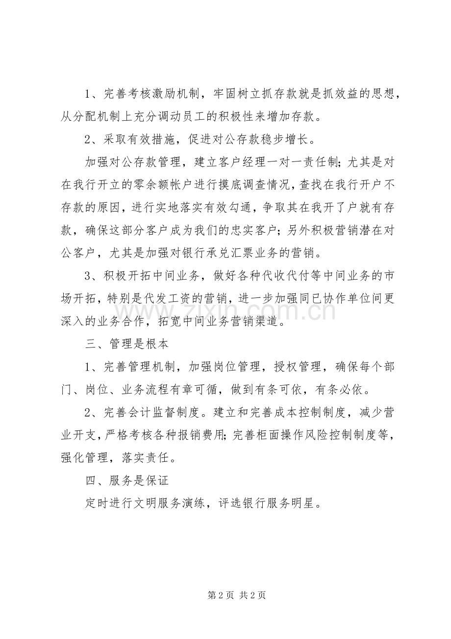 银行20XX年工作规划.docx_第2页