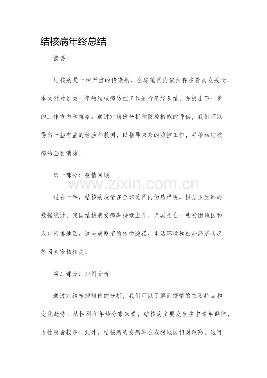 结核病年终总结.docx_第1页