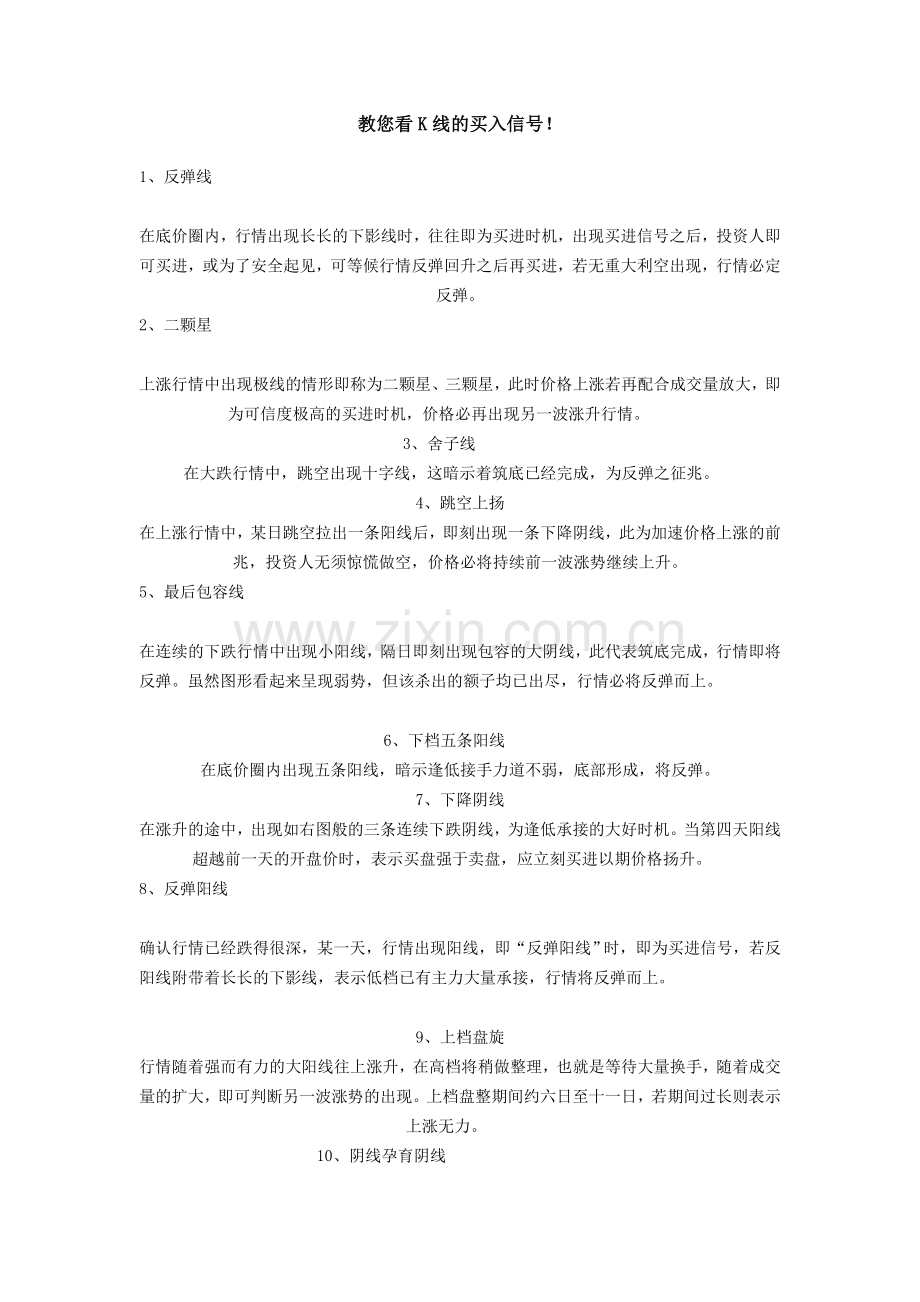 教您看K线的买入信号.doc_第1页