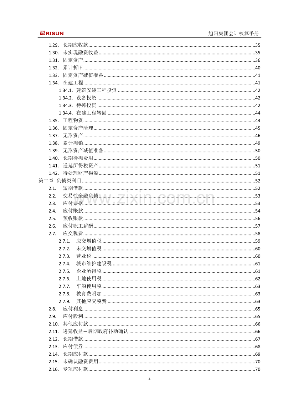 会计核算手册(科目格式).doc_第2页