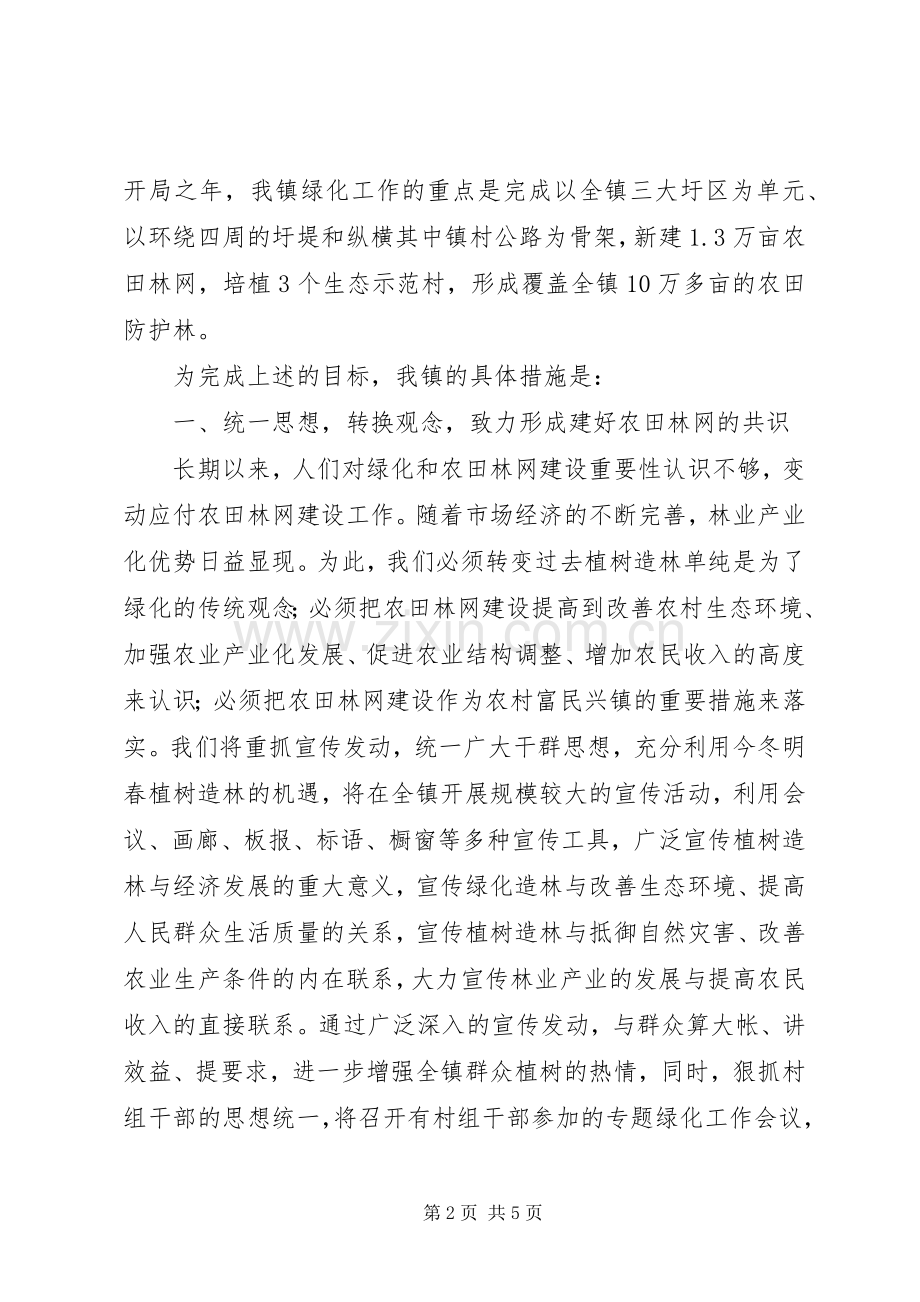 人民政府农田林网建设工作措施(规划).docx_第2页