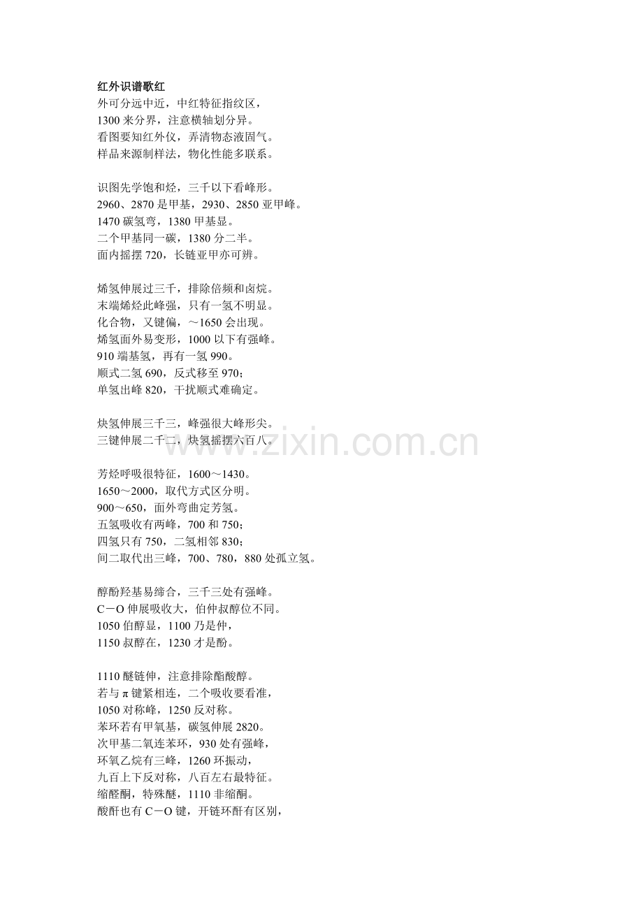 红外识谱歌红.doc_第1页