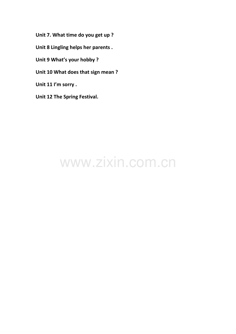 小六英语五年级上册单元重点知识归纳.docx_第2页
