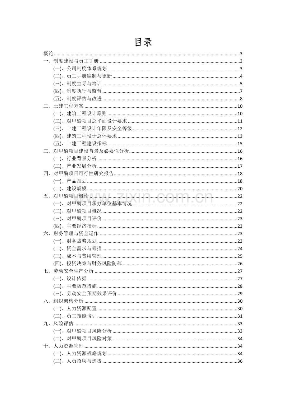 对甲酚项目投资分析及可行性报告.docx_第2页