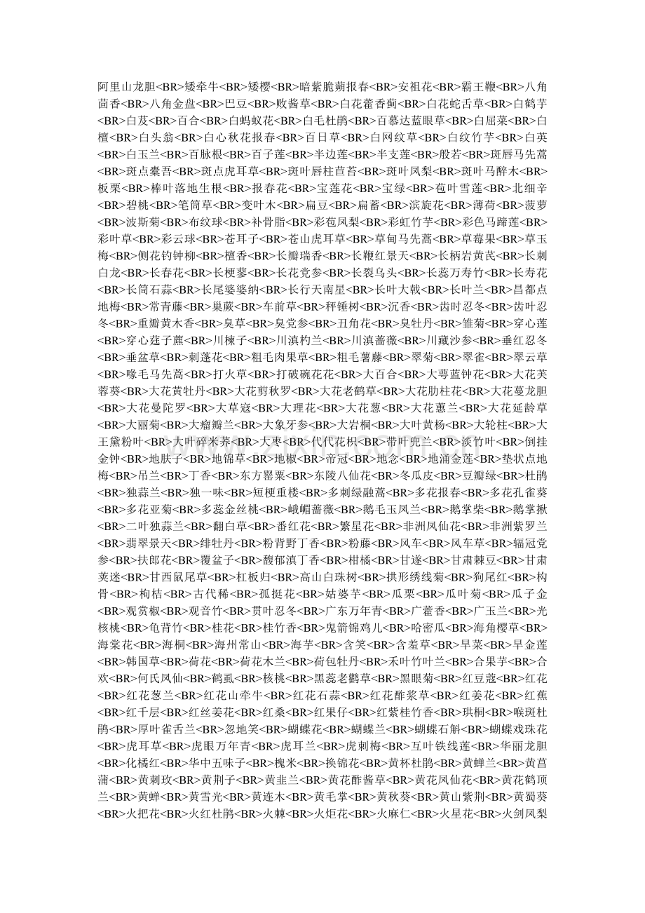 植物名称大全.doc_第1页