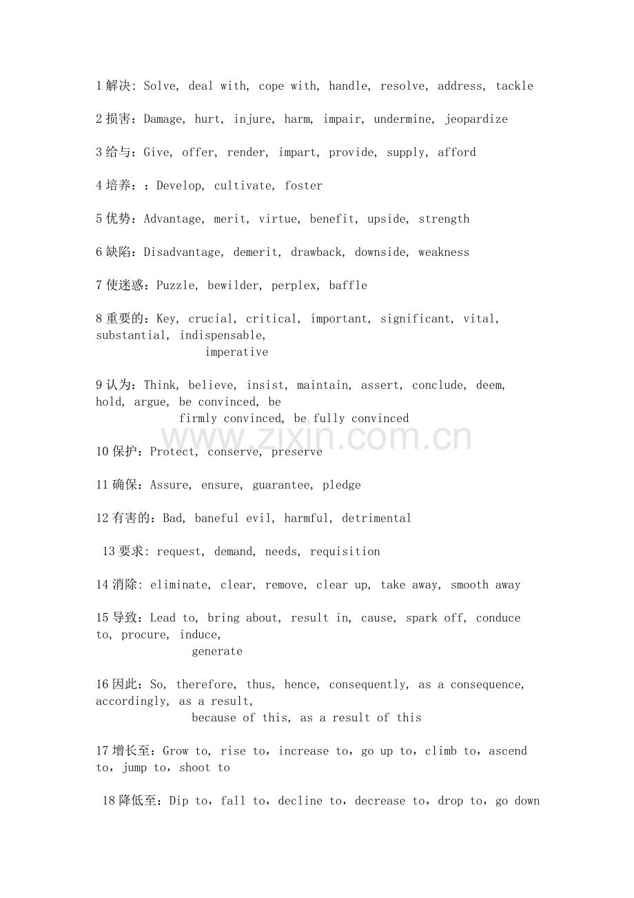雅思写作高分近义词总结.doc_第1页