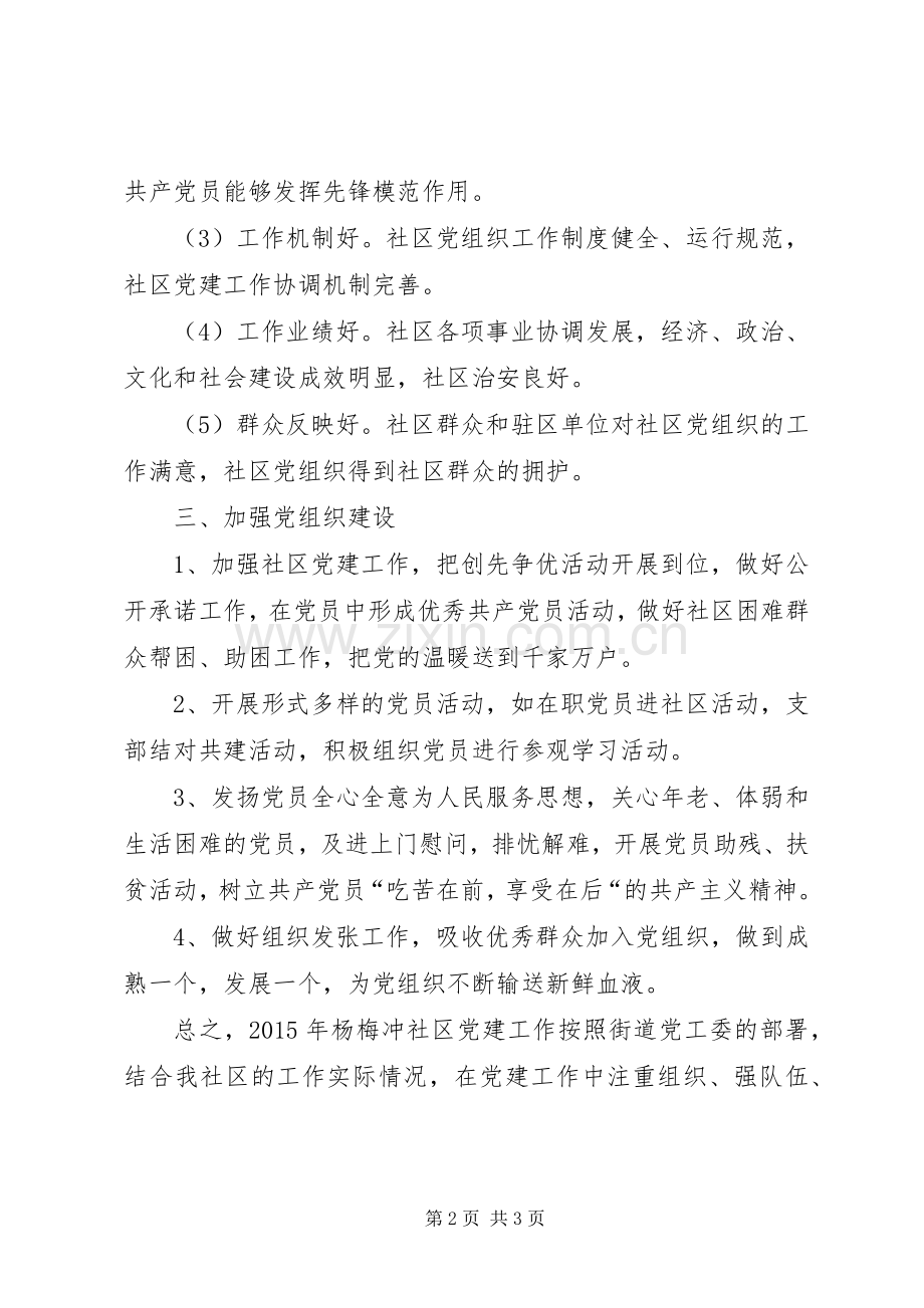 社区党支部重点基层工作计划.docx_第2页