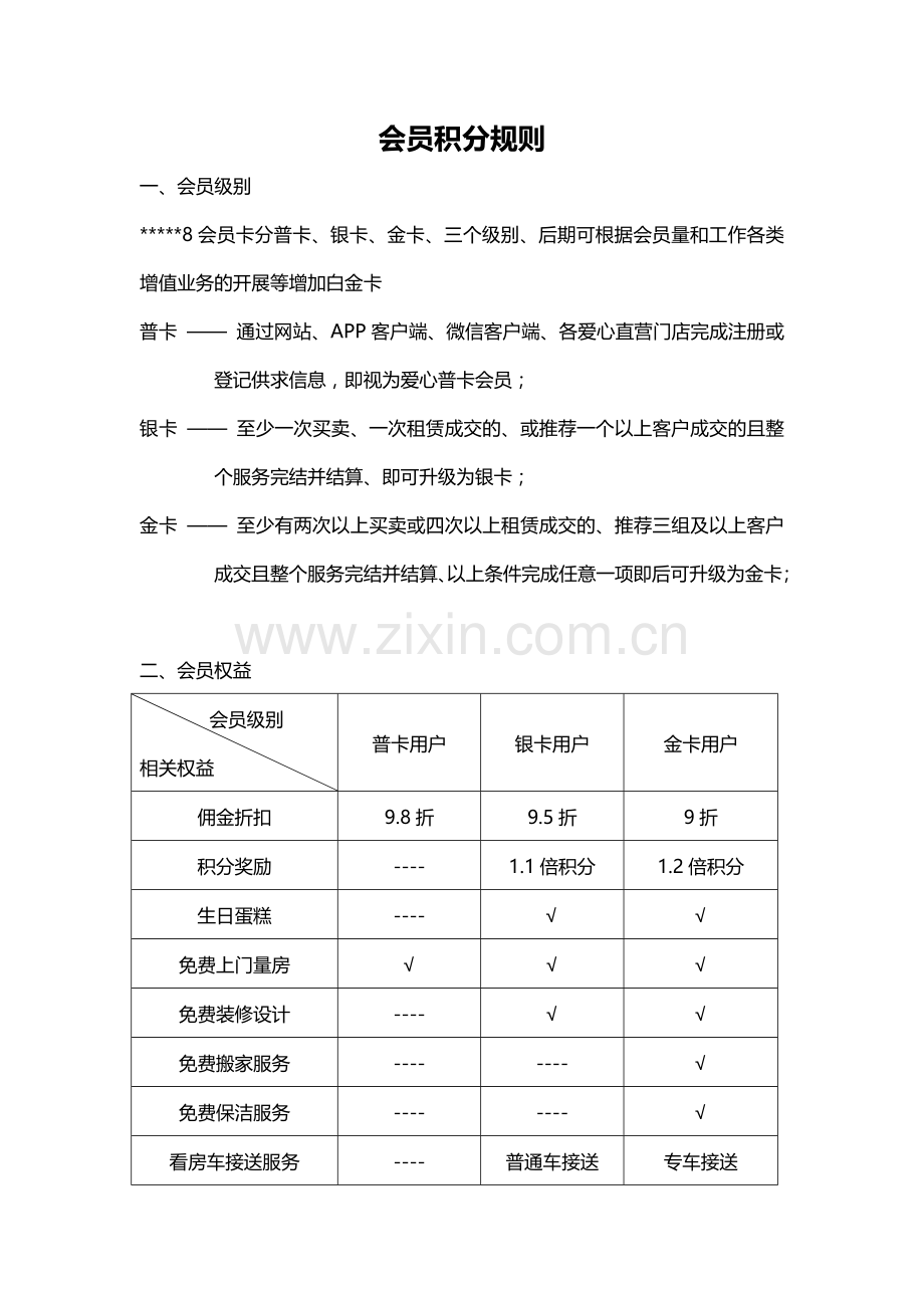 会员积分规则.doc_第1页