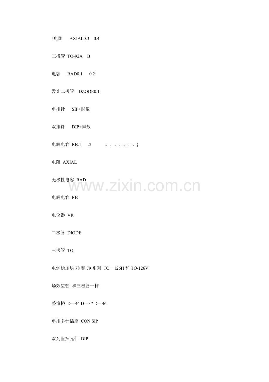 protel元件封装总结.doc_第1页