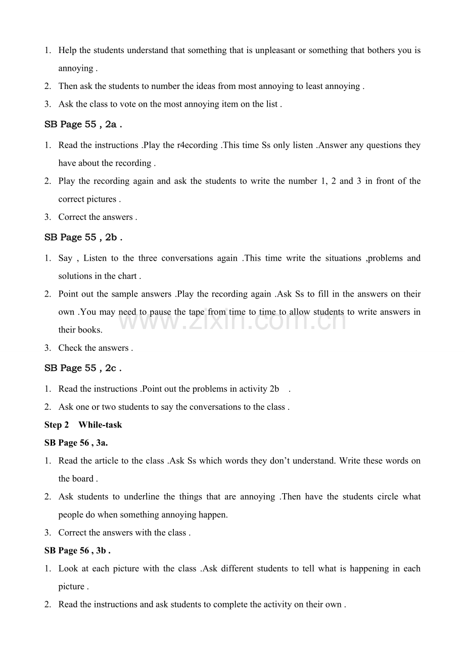 八年级英语 Unit7 Would you mind turning down the music教案3.doc_第2页
