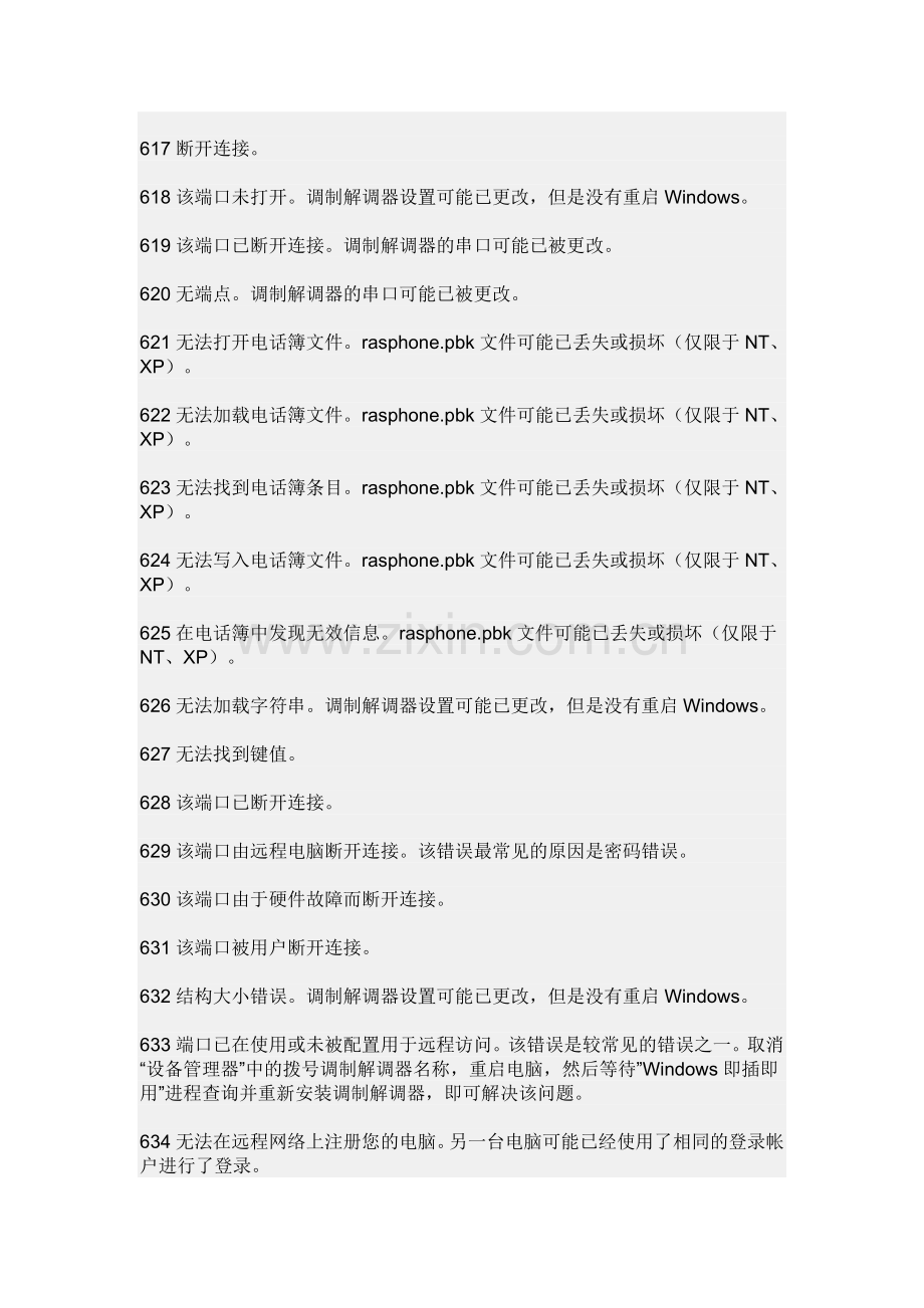 windows拨号网络错误代码查询.doc_第2页