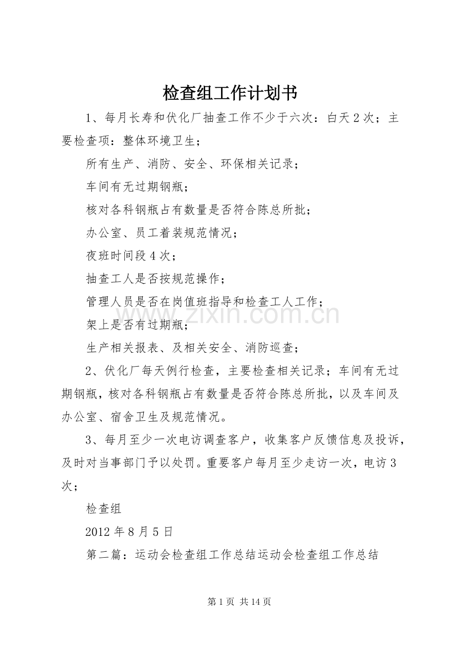 检查组工作计划书.docx_第1页