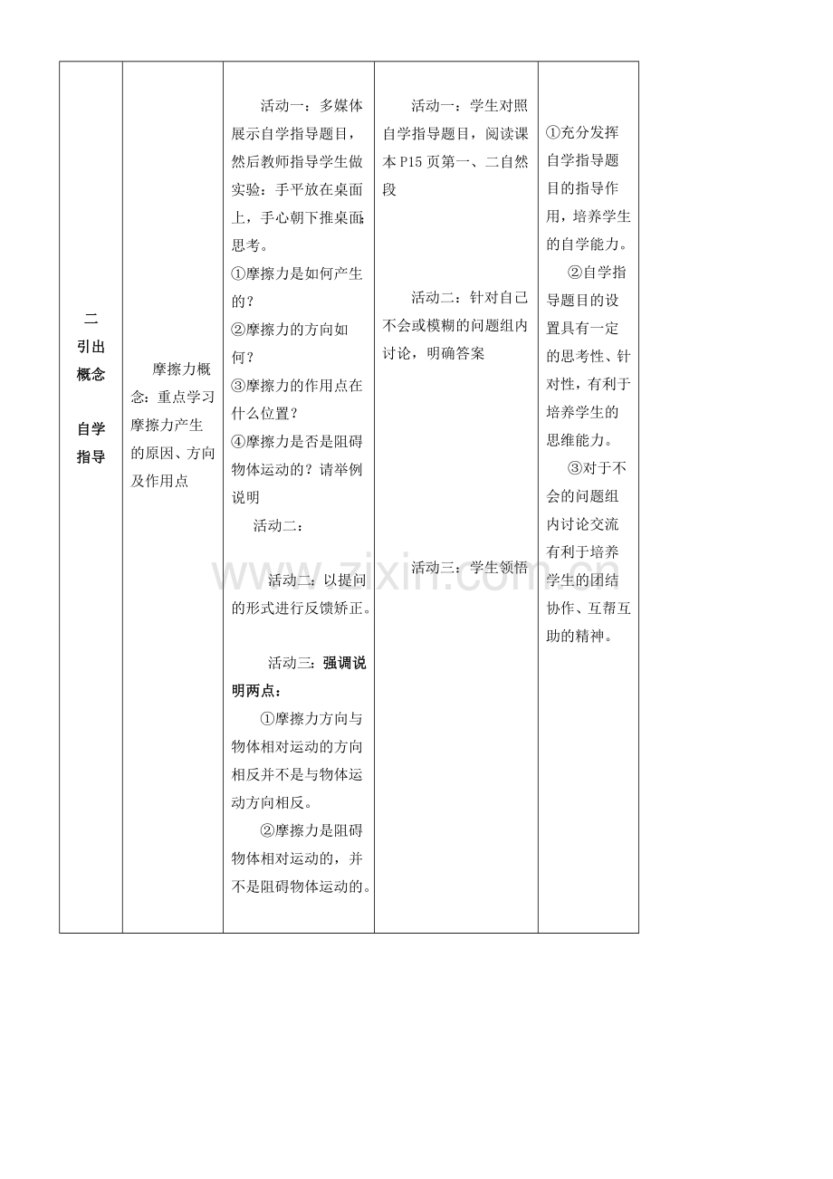 八年级物理下册 第八章《三 摩擦力》教案 苏科版-苏科版初中八年级下册物理教案.doc_第2页