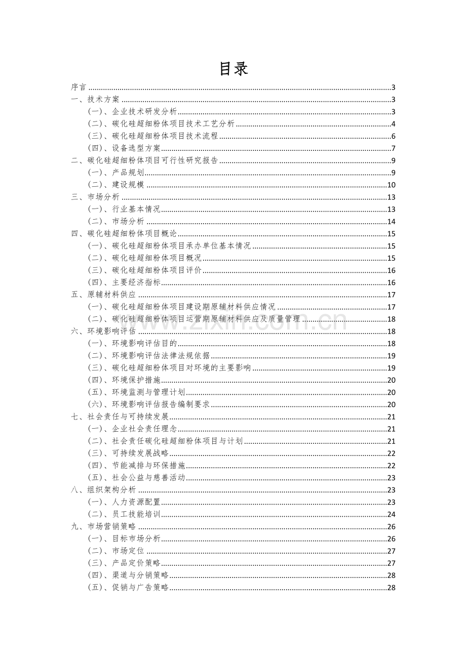 碳化硅超细粉体项目创业计划书.docx_第2页