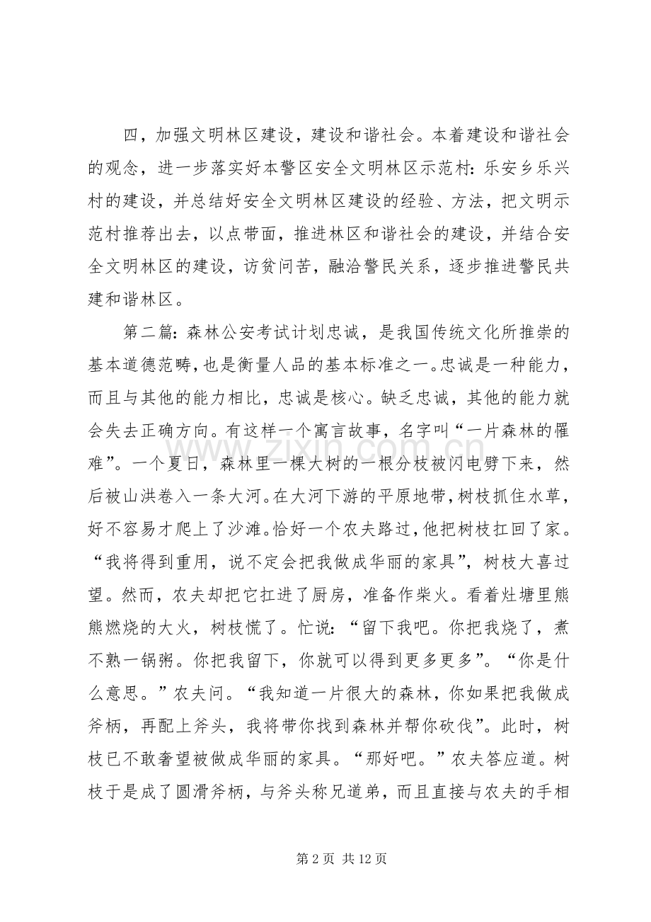 森林公安工作计划.docx_第2页